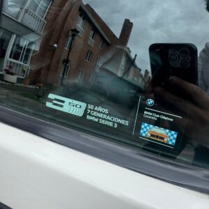 CALCOMANIA – SERIE 3- BMW CLUB CLÁSICOS COLOMBIA